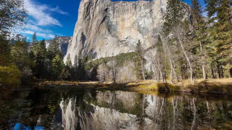 Cascadas de Yosemite Falls en primavera, Parque Nacional Yosemite