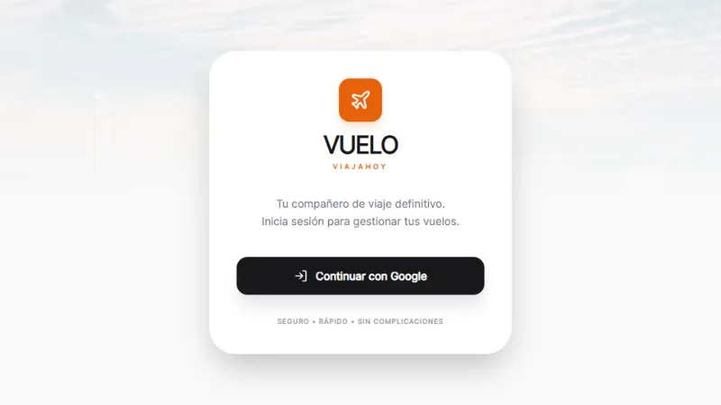 VueloCheck VH — Vista general del producto